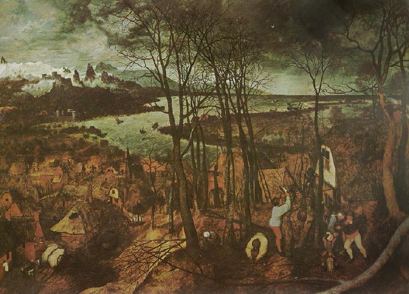 Pieter Bruegel den dystra dagen,februari China oil painting art